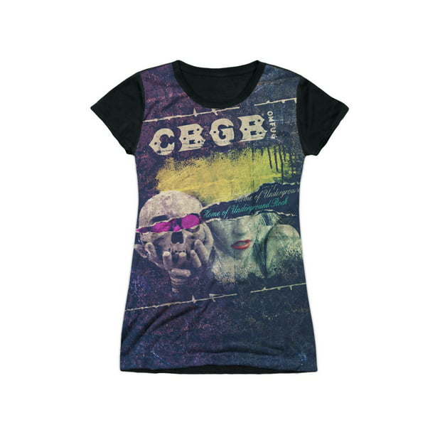 Details about   CBGB Torn Juniors Black Back T-Shirt 